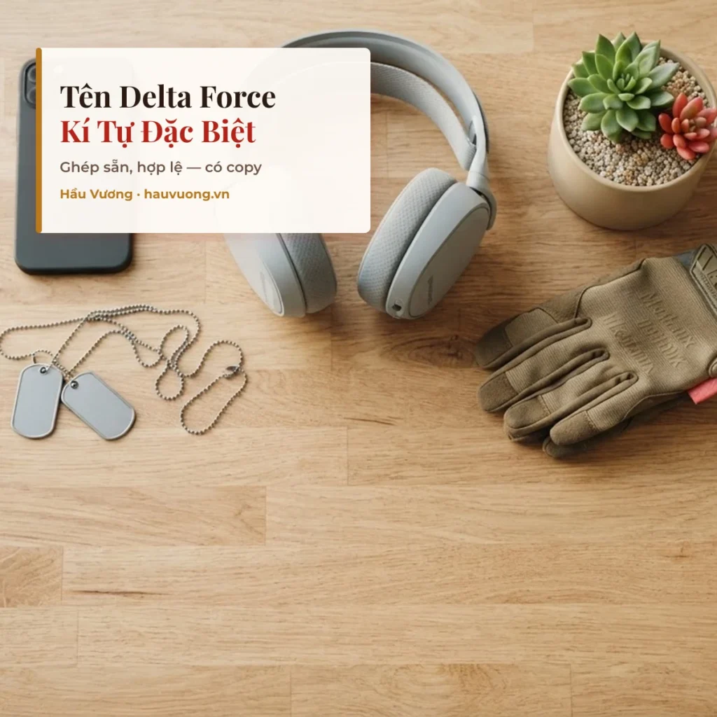 Tên Delta Force kí tự đặc biệt, ghép sẵn và copy